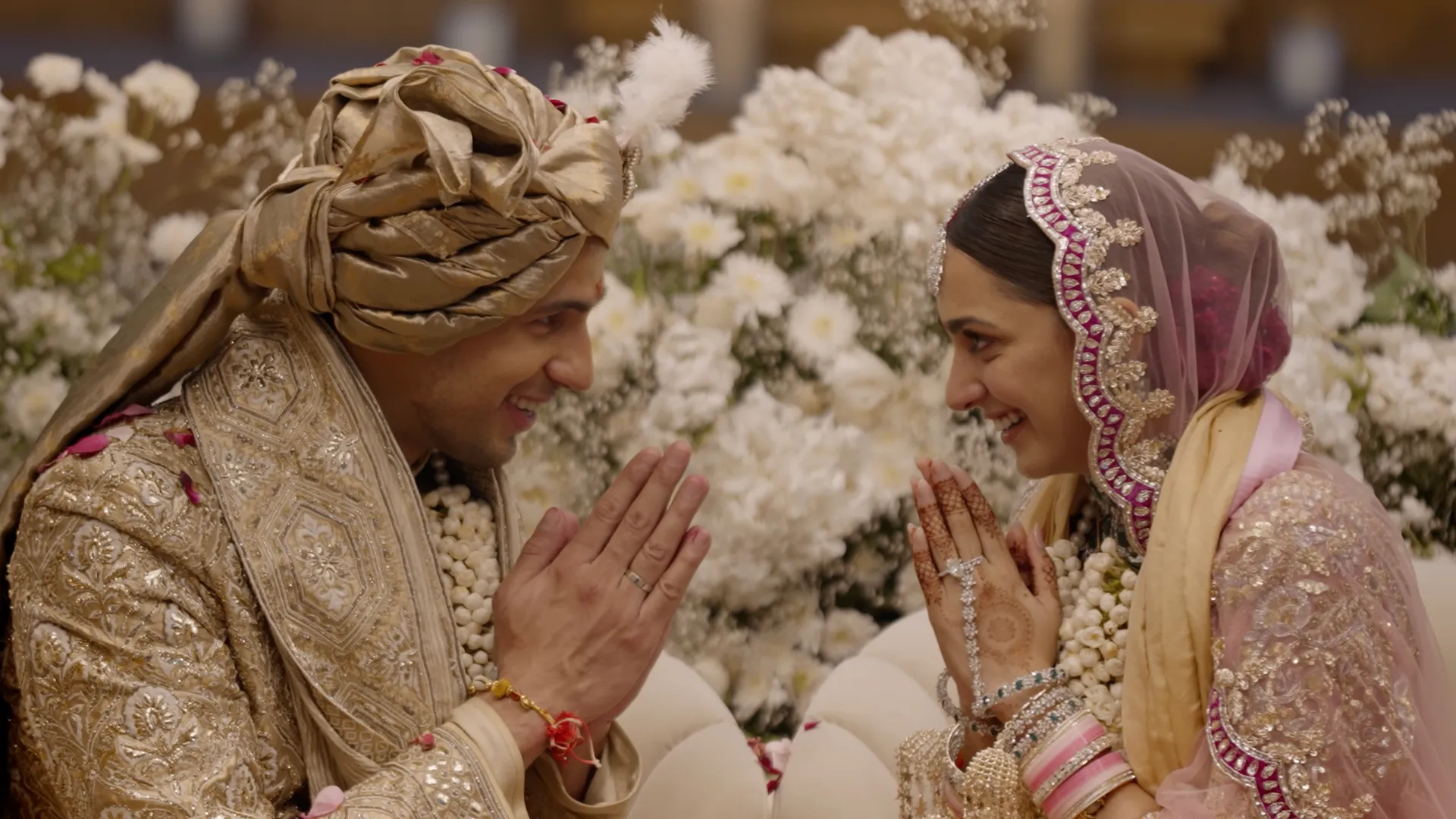 Suryagarh palace courtyard setup inspired by the Sidharth and Kiara celebrity wedding in Jaisalmer