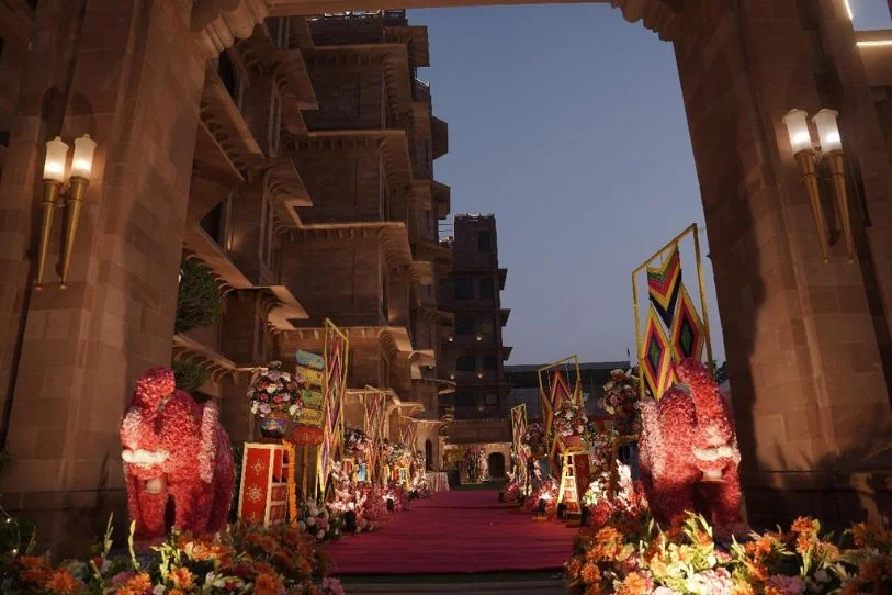 wedding entrance decoration Rajasthan