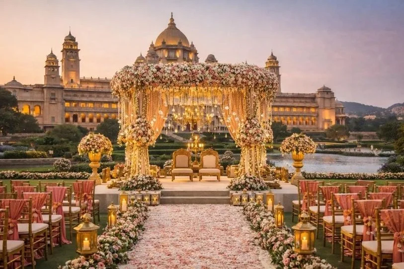 modern minimalist mandap