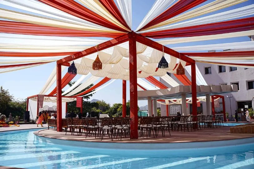 poolside wedding decoration ideas