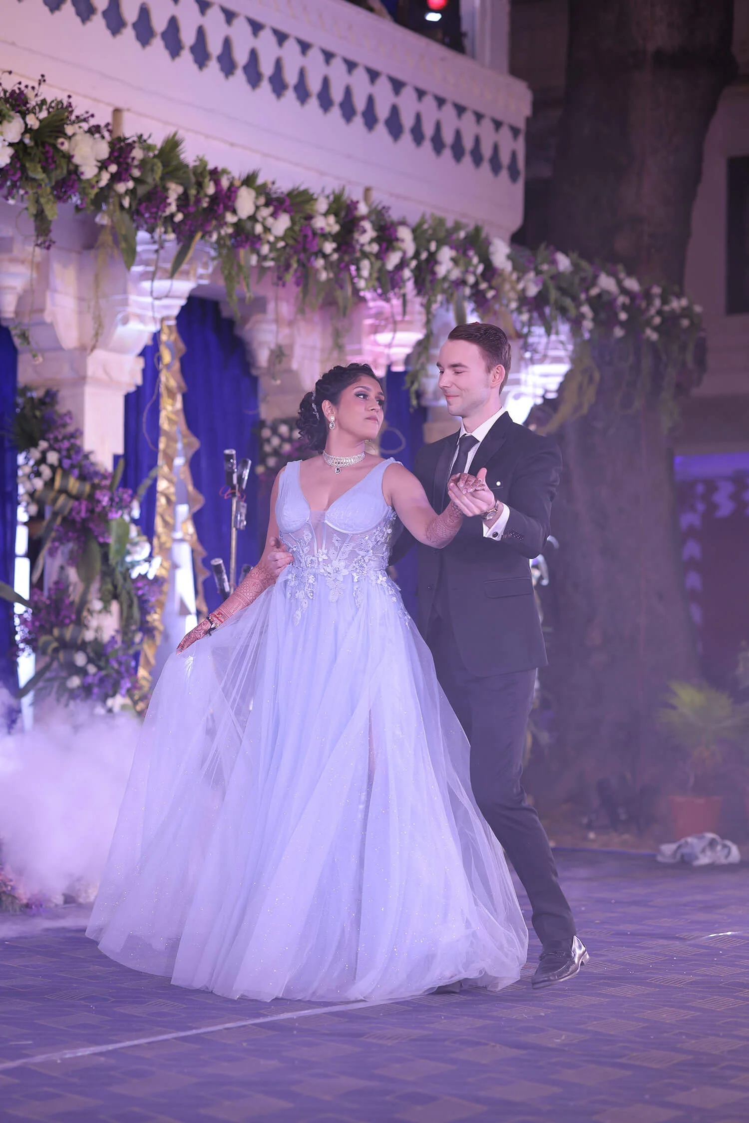 Heritage palace wedding decor